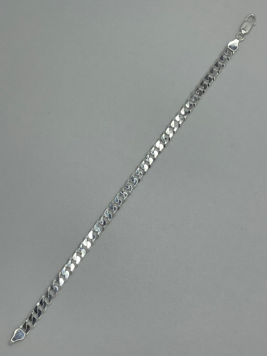 PULSEIRA GRUME 6MM 21CM PRATA 925